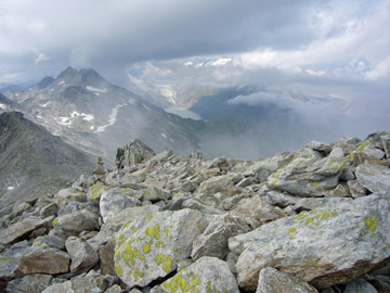 Hochgebirge, Lebensraum von Rhizocarpon geographicum; Foto: HHofmann