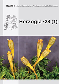 Titel/Cover Herzogia 28 (1) showing Ulota macrospora