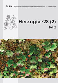 Titelbild Herzogia28 (2) Teil 2: Peltigera venosa. Foto: FBouda